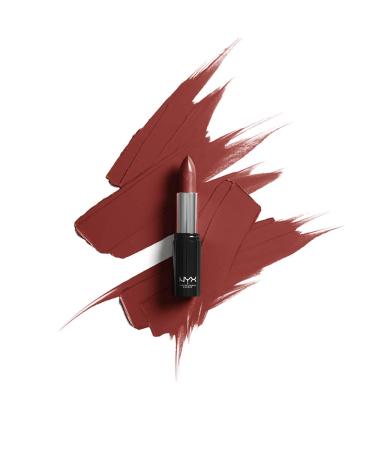 NYX Shout Loud Satin Lipstick in Hot In Here (Burnt Red) - Infused with Shea Butter | 1 Count - Buy Online on GoSupps.com