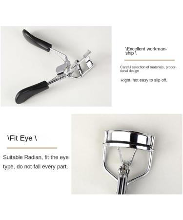 Eyelash Curler with Comb - Long Lasting Classic Eye Shapes | Silver Stainless Steel | Women's Makeup Essential - Buy Online on GoSupps.com