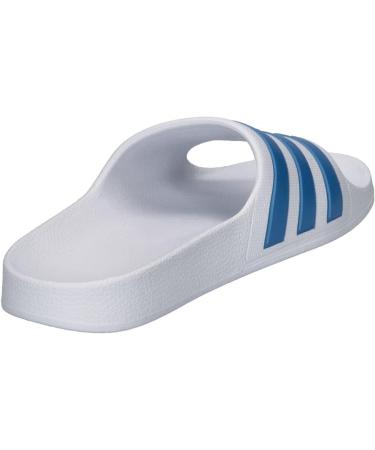 Buy adidas Unisex Kids Adilette Aqua K Slippers 34 EU - Ftwr White Blue Fusion | International Shipping Available - Buy Online on GoSupps.com