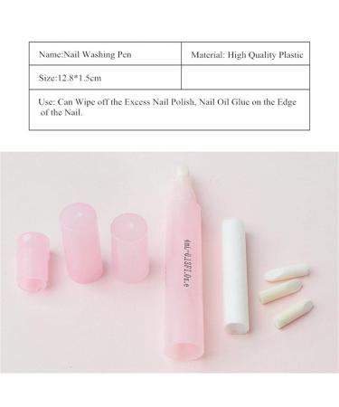 Refillable Nail Polish Corrector Pen with 6 Tips - 2x Manicure Tool - Buy Online on GoSupps.com