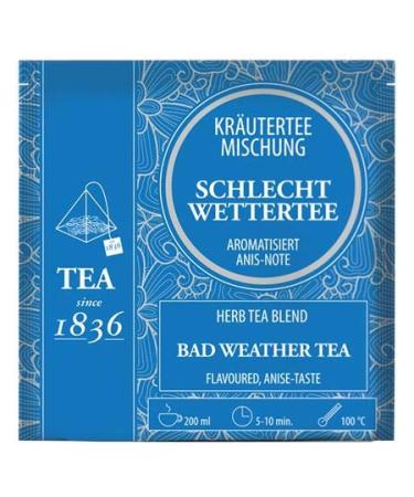 dethlefsen Herbal tea mix bad weather tea anisnote flavored 50 pyramid bags in a 3 g bag