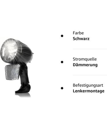 Buy LED Front Light 80 Lux with Parking Light & Daylight Sensor - Black | International Shipping Available - Buy Online on GoSupps.com