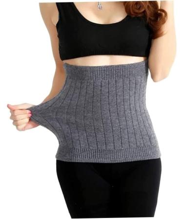 Veesper Back Warmer & Operating Belt for Women | Cashmere Winter Waist & Lumbar Support for Men & Women - Gray (M) - Buy Online on GoSupps.com