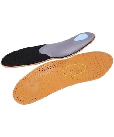 Buy CSCDD Leather Orthotic Insoles for Flat Feet Support - Comfort for Men & Women (Size 45-46) - International Shipping Available - Buy Online on GoSupps.com