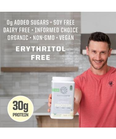 Chocolate Peanut Butter & Vanilla Active Organic Protein Powder Set | Bundle & Save | Vegan Protein Powder | Non-GMO Soy Dairy & Gluten Free (20 Servings Vanilla 20 Servings Chocolate Peanut Butter) - Buy Online on GoSupps.com