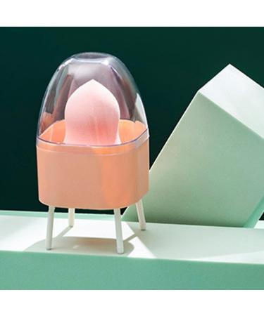 Fashion Pink Beauty Sponge Stand | Clear Dustproof Makeup Egg Holder & Storage Accessory - Buy Online on GoSupps.com