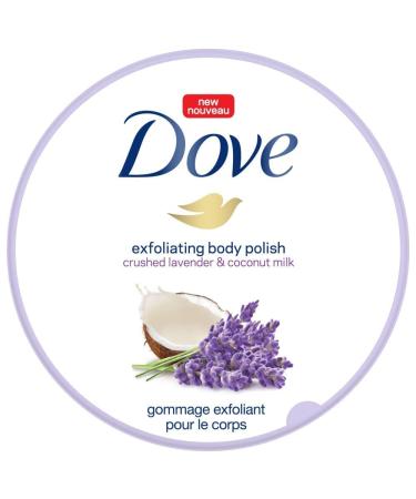 Dove Exfoliating Body Polish Crushed Lavender & Coconut Milk 10.5 oz - Pack of 2 - Buy Online on GoSupps.com