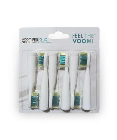 Voom Sonic Pro 3/Pro 5 Replacement Heads - Pack of 6 Advanced Bristle Technology Brushes - Buy Online on GoSupps.com