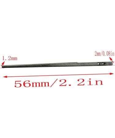 LQ Industrial 2PCS Sewing Leather Needles - Manual Lacing Threading Double Prong Metal Needles for Handmade Leather Crafts - Black - Buy Online on GoSupps.com