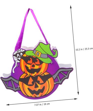Holibanna Pumpkin Candy Bags 6pcs Portable Candy Bag Candy Bags Horror Party Treat Bag Storage Pouch Halloween White Cardboard - Buy Online on GoSupps.com