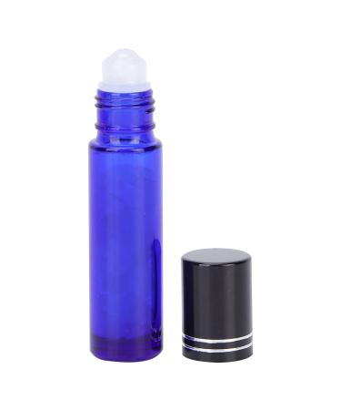 FILFEEL Essential Oil Roller Bottle10ml Blue Transparent Glass Bottle with Rollerball Leak-proof DIY Essential Oil Bottle