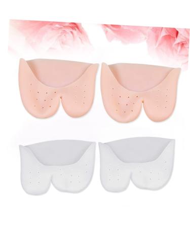 PLAFOPE 2 Pairs Toe Sleeves Shoe Covers for Big Toe Protection - Pointe Cushion Toe Protector with Hole - Buy Online on GoSupps.com