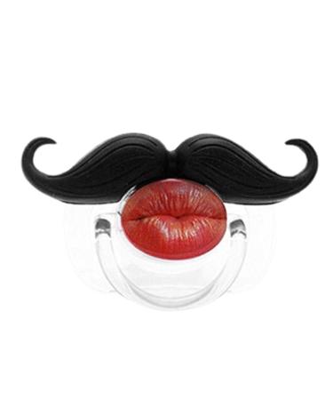 Vincenten Mustache Pacifier for Toddlers | Cute & Novelty Beard Soother | Safe & Soft for Babies - Unisex - Buy Online on GoSupps.com