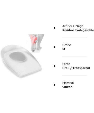 Fuchsia Gel Heel Pillow for Pain Relief | Orthopedic Silicone Cushion for Heel Spur Achilles Pain & Plantar Fasciitis | Fits Shoe Size 39-42 - Buy Online on GoSupps.com