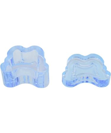 Nail Pen Washing Cup Crystal Glass Liquid Cups Nail Crystal Bowl Thickened Manicure Brush Washing Holder with Lid Glassware Tools for Nail Art Manicure (Blue) - Buy Online on GoSupps.com