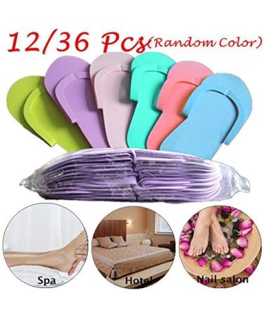 Milists 36 Couples Disposable Pedicure Sandals - Multi-Color Flip-Flops for Spa Beach & Nail Studio | International Shipping - Buy Online on GoSupps.com