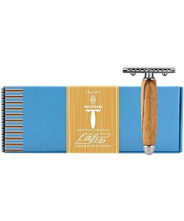 Fatip Classic Rasierer Gentile Geschlossener Kamm aus Olivenholz