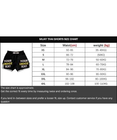 O2TEE American Flag Muay Thai Shorts Combat Fight MMA Boxing Trunks - White Line Flag 3XL - Buy Online on GoSupps.com