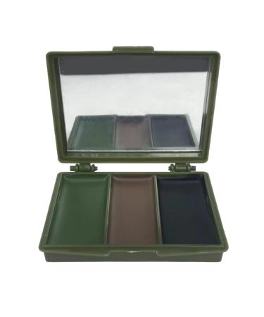 G n rique Face Paint Camouflage Oil | 40G Camouflage Colors Makeup | Long Lasting Camouflage Face Body Paint with Mirror Compact Camouflage Concealment Co