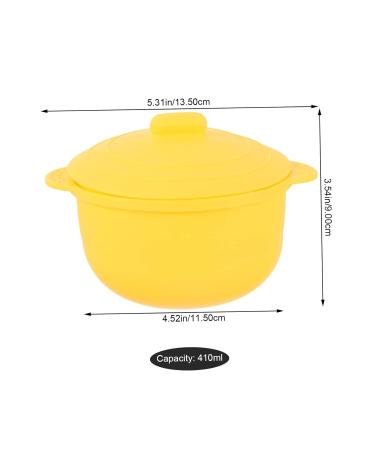Frcolor Wax Melting Warmer - Silicone Shell for Face & Body | Portable 13.5x11.5cm Yellow Bowl for Skin Care - Buy Online on GoSupps.com