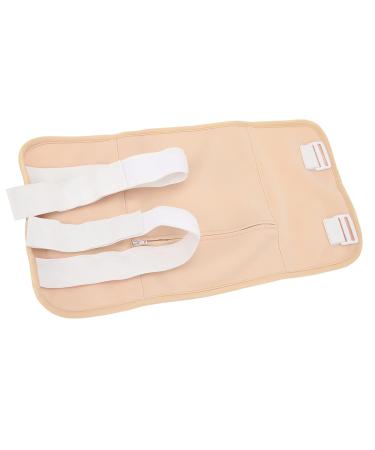 Buy Waist-Necked Chinus Oil Pack | Multi-Purpose Ribinus Oil Wrap | Reusable & Comfortable | Insomnia Relief & Yoga Essential (Khaki) - Buy Online on GoSupps.com