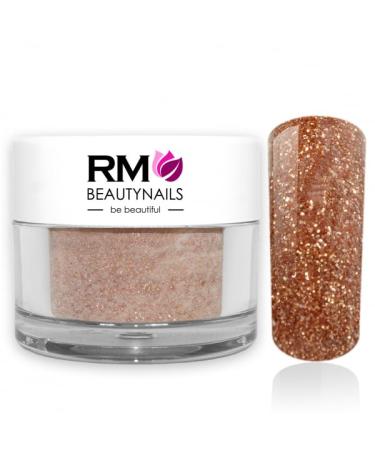 Acrylic Color Powder Rose Quartz Glitter Powder Nail Design Nails Fingernail RM Beautynails 1 Pack (1x 10g) Rose Quartz Glitter 10g