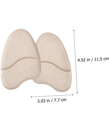NOLITOY Metatarsal Foot Pads - 3 Pairs Non-Slip Forefoot Shoe Inserts for High Heels | Comfortable Flannel Sole Pads - Buy Online on GoSupps.com