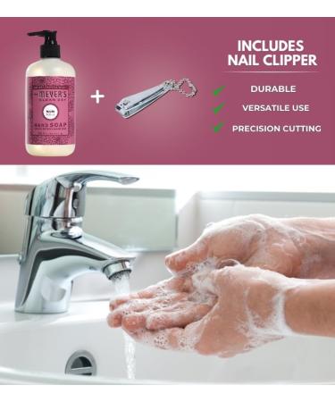 GROVE Clean Day Organic Mum Scent Liquid Hand Soap 12.5 oz Bundle with Nail Clipper - Gentle Hand Soap with Essential Oils & Aloe Vera - (2 Items) - Buy Online on GoSupps.com