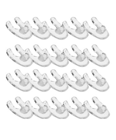 QiQibaby Accessory Disposable Desinfection Parts for Beauty Tool Mesogun Meso Device(20pcs Clear Feet)