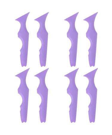 POPETPOP Eyelash Tool 8 pcs Drawing Silicone Winged Beauty Shape Stencil Cosmetics for Applicator