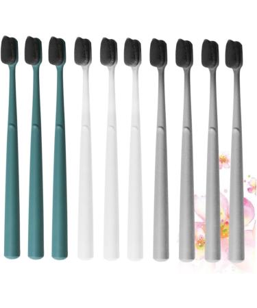 Beaupretty 10-Pack Nylon Toothbrushes for Adults & Kids - Travel-Friendly Oral Care Tools - Buy Online on GoSupps.com