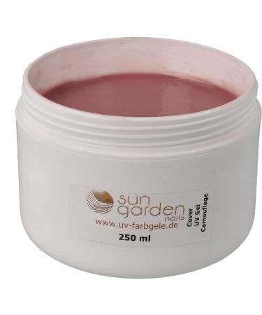 Buy UV Cover Gel 250ml - Camouflage Nail Gel Pink for Nail Art & Design - UV/LED Builder Gel - French Manicure Essential - Buy Online on GoSupps.com