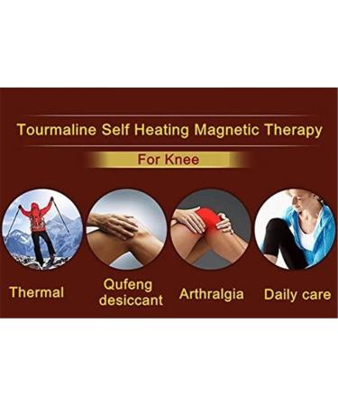 Thin Silicone Knee Compression Sleeve Support Brace - Waterproof Magnetic Massage Knee Pad Protector for Running Meniscus Tear Arthritis - Size L - Buy Online on GoSupps.com