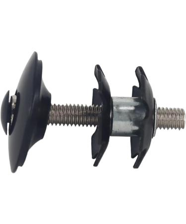 PLATT Bike Headset Top Cap - Aluminum Alloy Star Nut Stem Cap for 1-1/8 Stems & Forks, Black - Buy Online on GoSupps.com