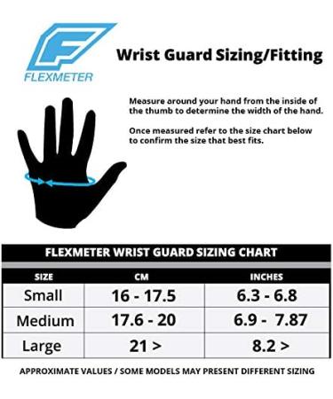 Demon United Flexmeter Wrist Guard (Medium) - Single Sided Pair for Maximum Protection | International Shipping Available - Buy Online on GoSupps.com