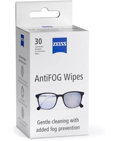 ZEISS Anti-Fog Lens Wipes - Pre-Moistened Defogger Wipes for Glasses Binoculars and Cameras - Individually Wrapped 30 Count - Buy Online on GoSupps.com