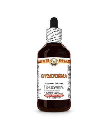 Gymnema (Gymnema Sylvestre) Dry Leaf Tincture, Made in Hawaii, Organic Raw Materials, All Natural, Vegan, Pure Liquid Extract - 4 fl.oz 4 Fl Oz (Pack of 1)