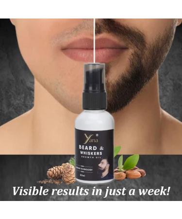 Yana Advanced Men Beard Hair Growth Oil Best Yana Beard Oil For Men - Buy Online on GoSupps.com