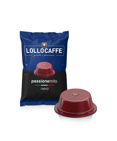 LOLLO CAFFÈ - PASSIONEMIO NERO - Box 100 MODO MIO COMPATIBLE CAPSULES 7.5g