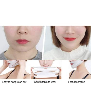 V Face Masks - V Line & Double Chin Reducer | Slimming & Lifting Anti-Wrinkle Facial Treatment (White Pack - Buy Online on GoSupps.com
