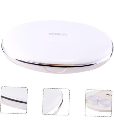 Buy Gatuida 2-Pack Companion Box for Contact Lenses - Mirror Foil & Cobblestone Design - Invisible White - International Shipping Available - Buy Online on GoSupps.com