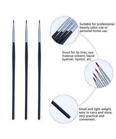 Beaupretty 5 Piece Fine Eyeliner Brush Set - Precision Eye Makeup Applicator for Lipstick & Eyeliner - Bulk Cosmetic Brushes for Professional Use - Buy Online on GoSupps.com
