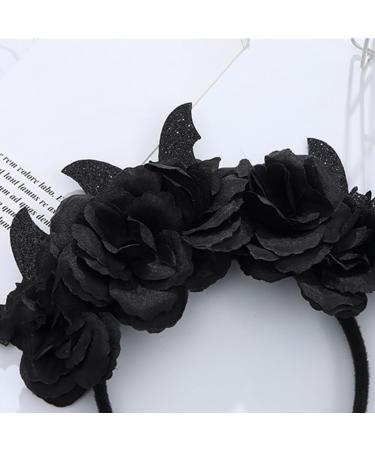 hgnxa Funny Devil Headband Halloween Party Cosplay Costume Headwear Hair Accessories Halloween Costume Hairband Black - Buy Online on GoSupps.com