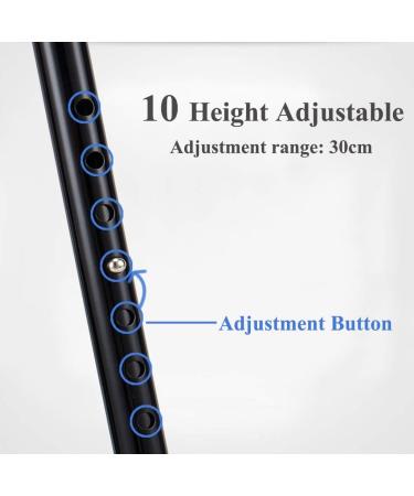 GagalU Lightweight Adult Forearm Crutches Portable Medical Arm Cuff Crutch Height Adjustable Aluminum Alloy Elbow Walker Ergonomic Design - Buy Online on GoSupps.com