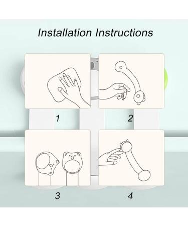 3 Pcs Safety Strap Locks Self Adhesive Door Safety Locks Cartoon Image Child Safety Locks for Cupboards Fridge Drawers Dishwasher Toilet - Buy Online on GoSupps.com