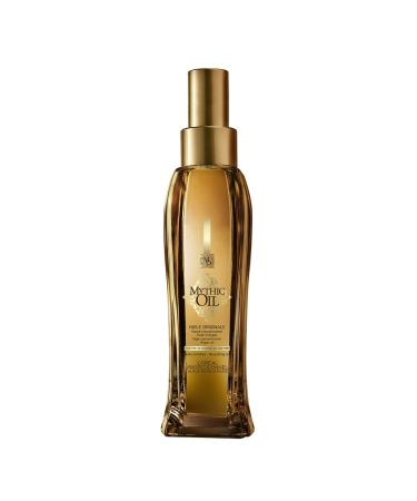 L'Oreal Professionnel Mythic Oil Huile Originale | Leave-In Treatment Serum | Heat Protectant | Anti- Frizz | Adds Softness & Shine | With Argan Oil | For All Hair Types | 3.4 Fl. Oz. - Buy Online on GoSupps.com
