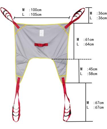 Patient Lift Sling for Sitting Patient Aid Sit to Stand Transport Patient Lift Sling Stand Assist Sling Divided Leg Patient Lift Sling Heavy Duty Transfer Sling L - Buy Online on GoSupps.com