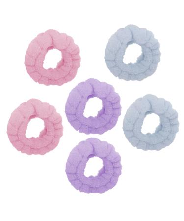 Mikinona 3 Bracelets de Lavage pour Visage Serviettes Absorbantes Ultra Fines Microfibre pour Spa Pastel Rose pour Maquillage Yoga