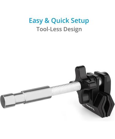 PROAIM SnapRig End Jaw Vise Grip/Clamp with 5/8 Baby Pin - Sturdy & Secure Clamp with 2 Clamping Range & 20kg Payload - Buy Online on GoSupps.com