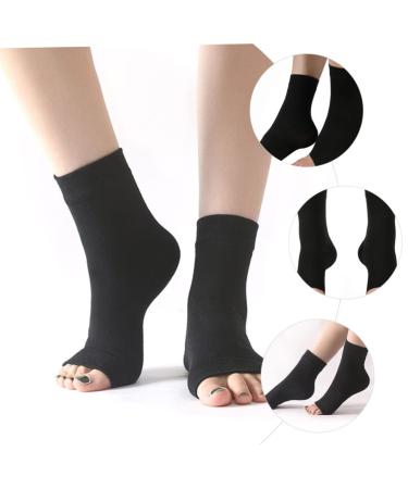 4 Pairs Ankle Compression Socks | Tendonitis Brace & Heel Protectors | Best Ankle Sleeves for Men | Breathable Cotton Support Socks - Buy Online on GoSupps.com